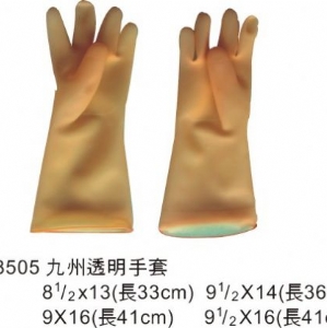 九州透明手套 ８1/2*13