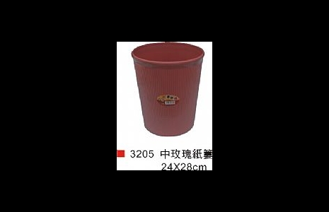 中玫瑰紙林垃圾桶